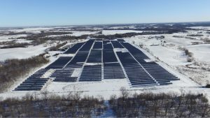 Completed solar farm